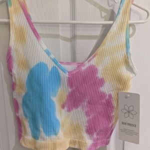 Aura Athleta seamless crop Tank